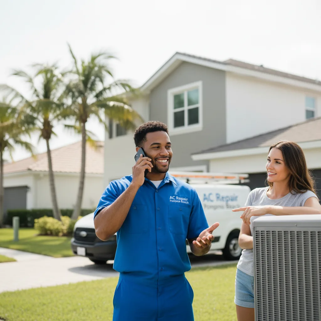 AC Repair Pompano Beach customer support in West Miami